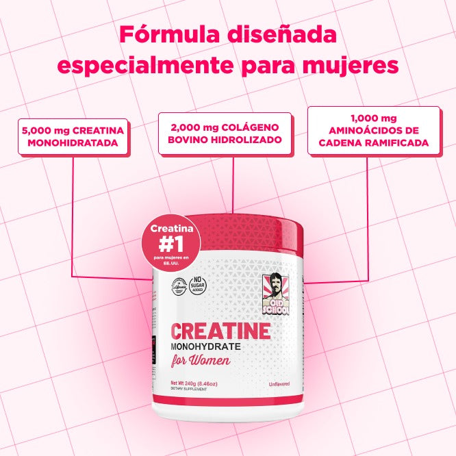 Creatine Monohydrate for Women 🍑