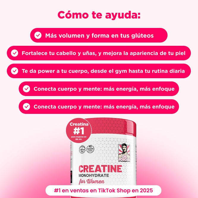 Creatine Monohydrate for Women 🍑
