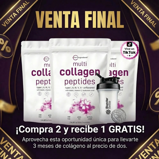 Micro Ingredients Polvo de Péptidos de Colágeno Multitipo