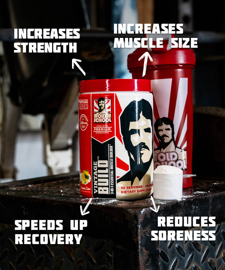 Vintage Build™ BCAAs, Creatine Monohydrate, and L-Glutamine