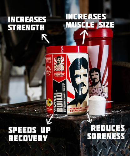 Vintage Build™ BCAAs, Creatine Monohydrate, and L-Glutamine