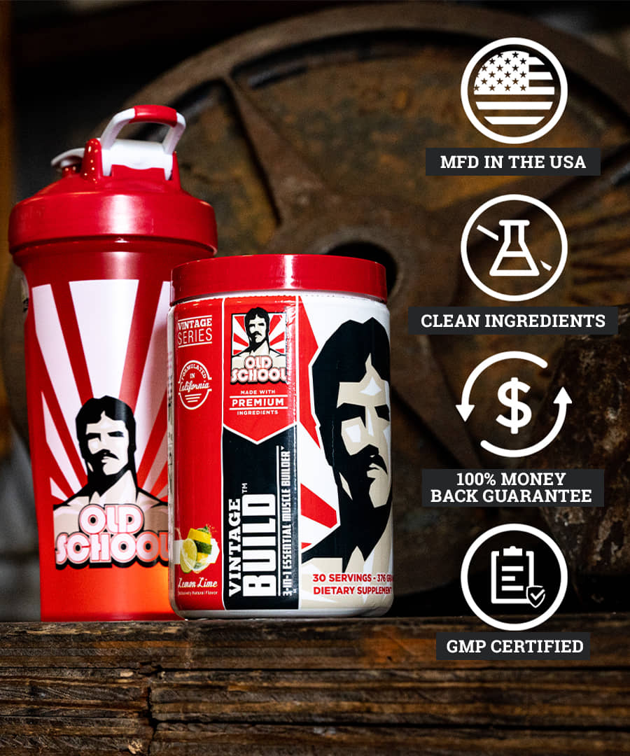 Vintage Build™ BCAAs, Creatine Monohydrate, and L-Glutamine